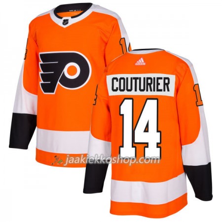 Miehille NHL Philadelphia Flyers Pelipaita Sean Couturier 14 Adidas 2017-2018 Oranssi Authentic